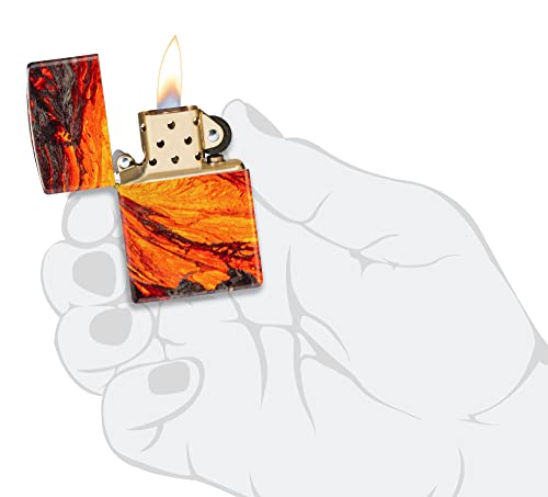 Zippo Lava Flow Design Lighter