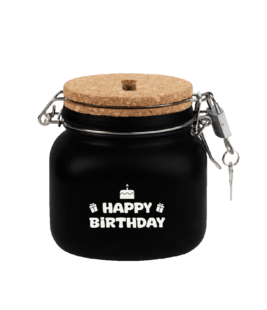 Luxe spaarpot - Happy Birthday