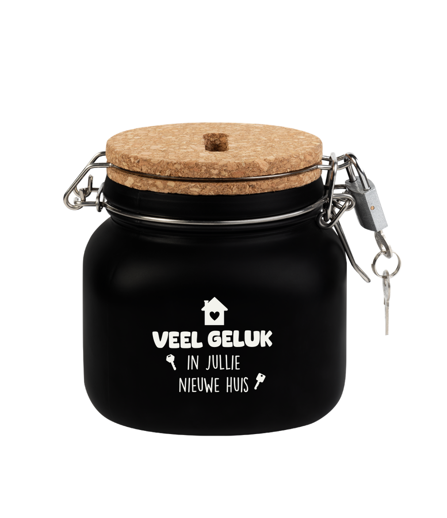 Luxe spaarpot - Veel Geluk