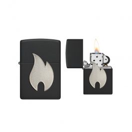 Zippo - BIG Flame Silver