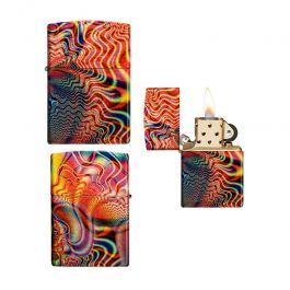 Zippo - Pattern Design Tumbled Brass