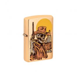 Zippo - Americana Wild West Skeleton Design