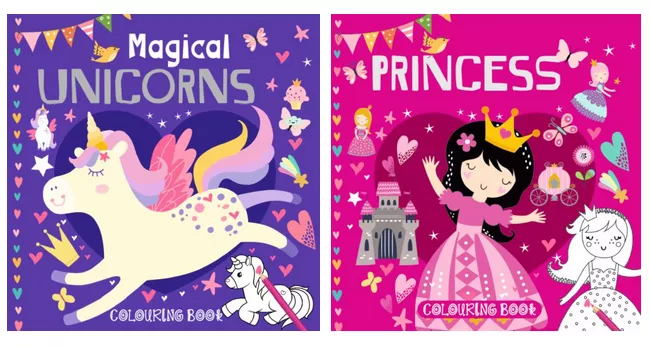 [HY389138] Kleurboek Princess of Unicorn (12st)
