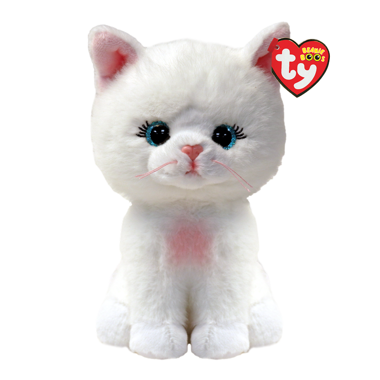 [TY37377] TY BEANIE BOOS SMALL - AMELIA LE CHAT BLANC