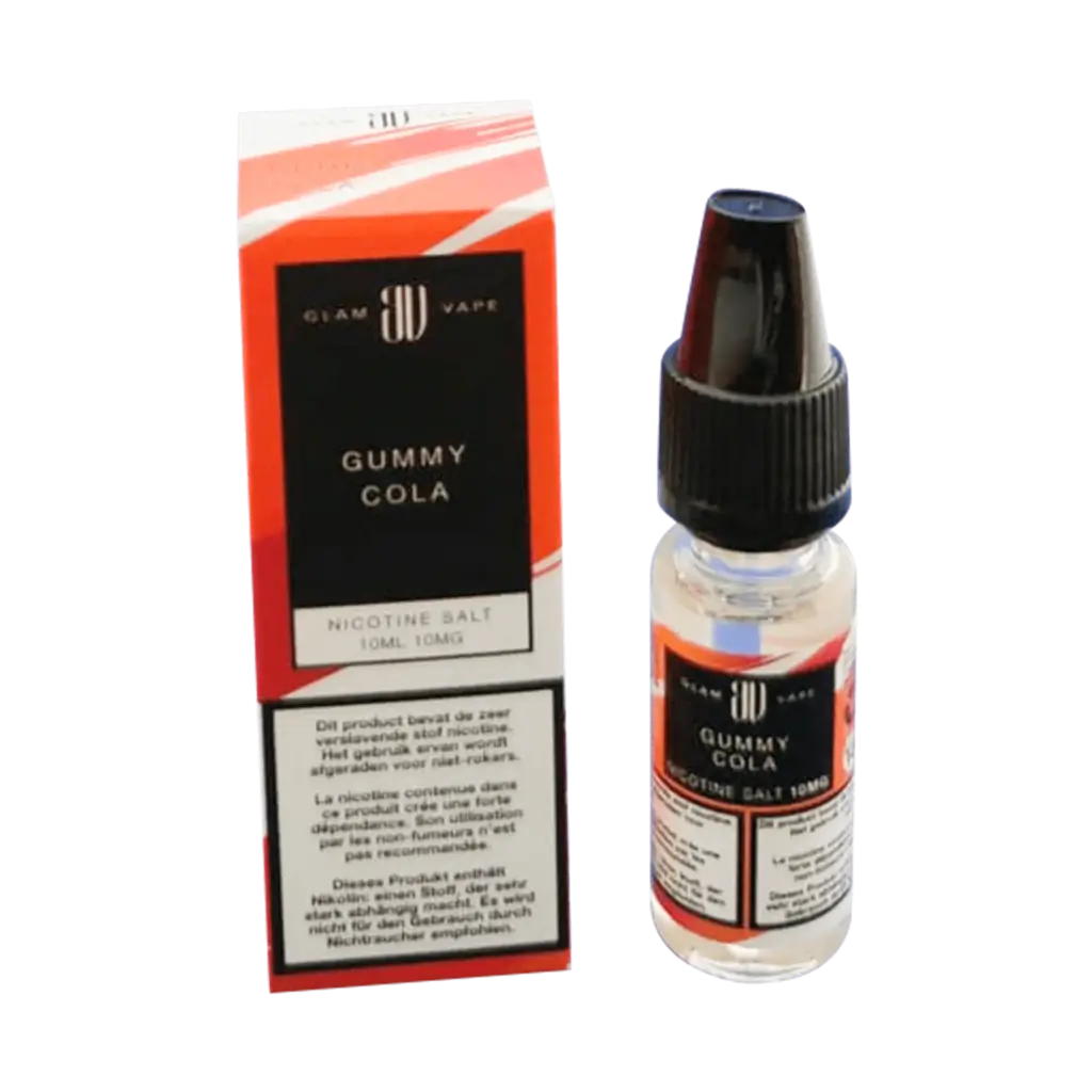 [HY968881-5ST] Glam Vape 10ml - Cola (Gummy) 10MG (5 st.)