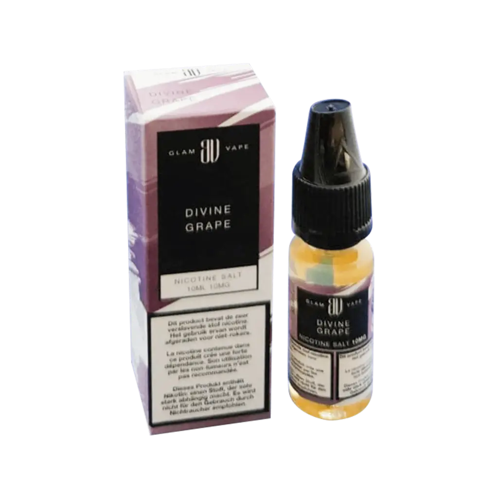 Glam Vape 10ml - Grape (Divine) 10MG (5 st.)