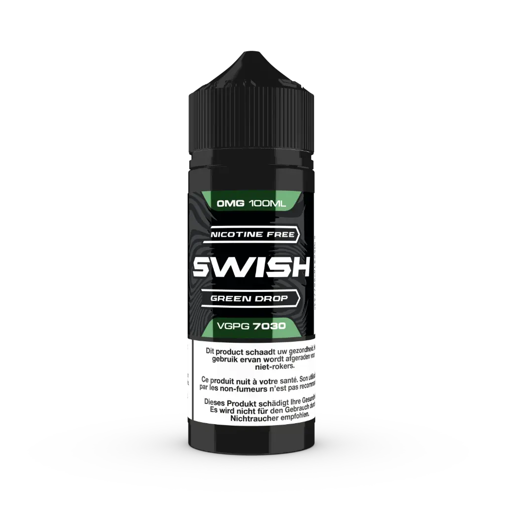 Swish 100ml - Green Drop (Apple and Blackcurrant) (5 st.)