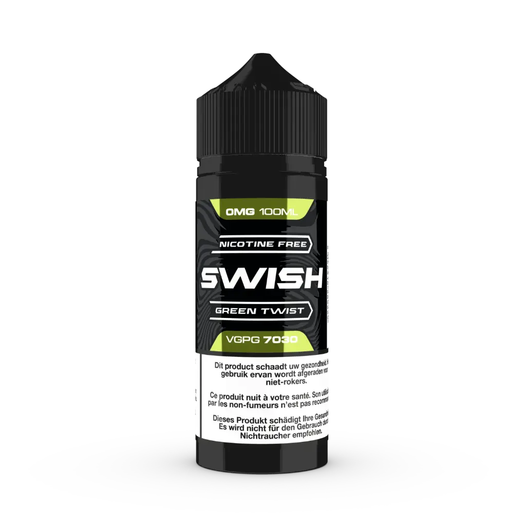 [HY276585-5ST] Swish 100ml - Green Twist (Kiwi and Raspberry) (5 st.)