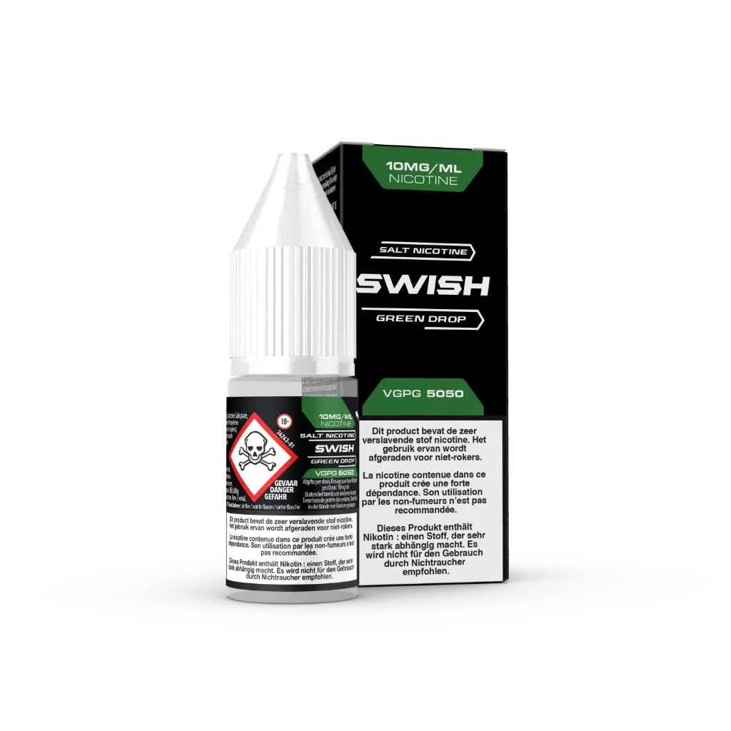 Swish 10ml - Green Drop (Apple Blackcurrant) 20MG (5 st.)