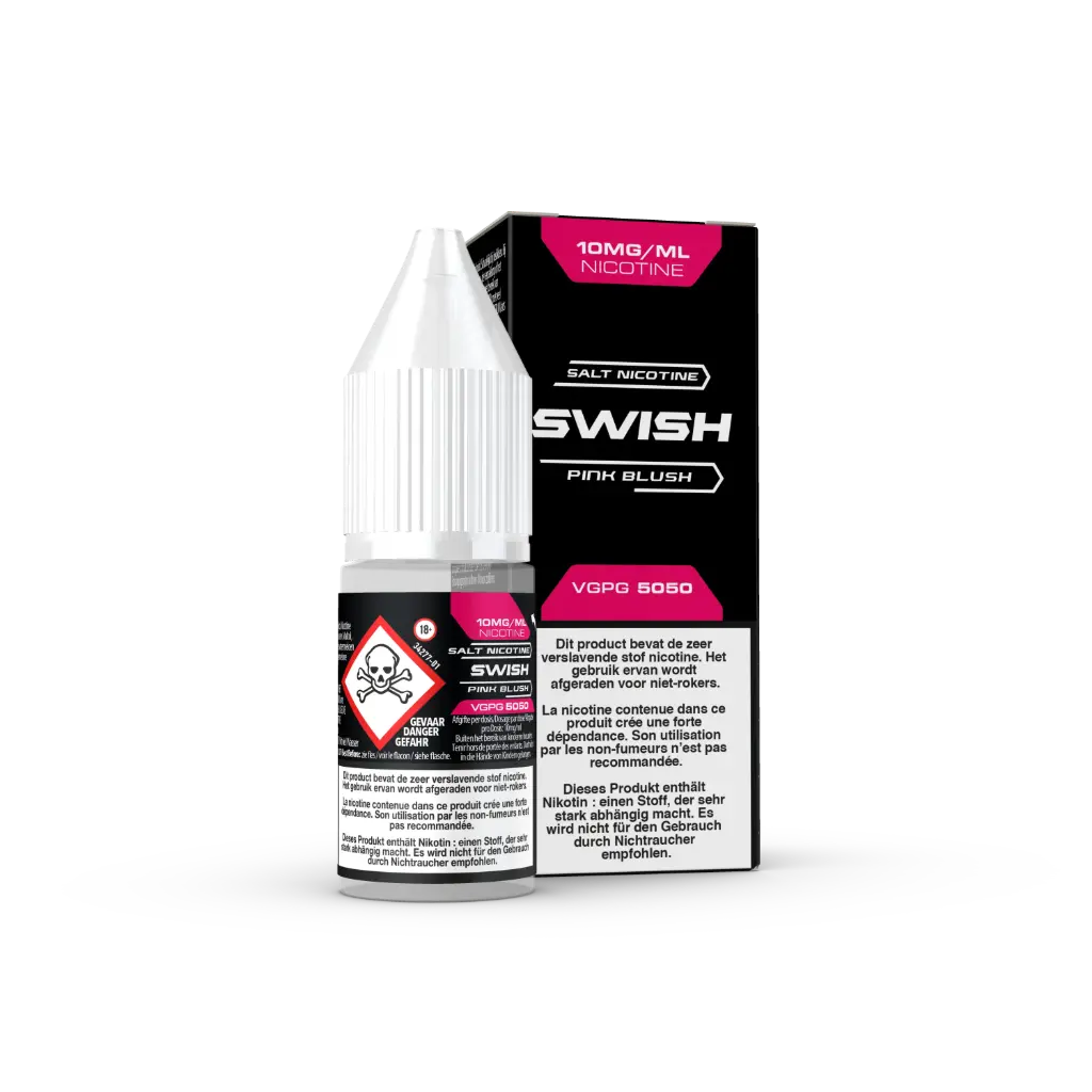 [HY420310-5ST] Swish 10ml - Pink Blush (Strawberry Watermelon) 10MG (5 st.)