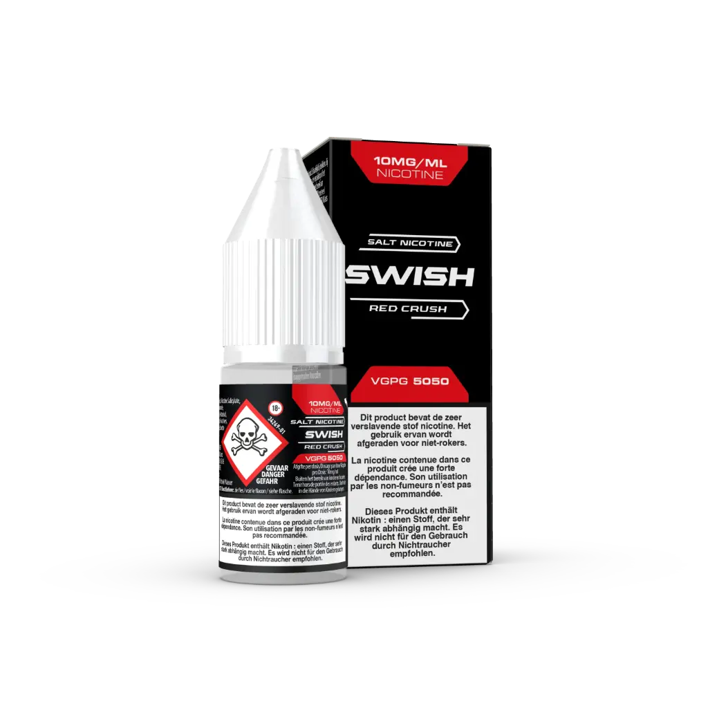 Swish 10ml - Red Cruch (Cherry Lime) 10MG (5 st.)