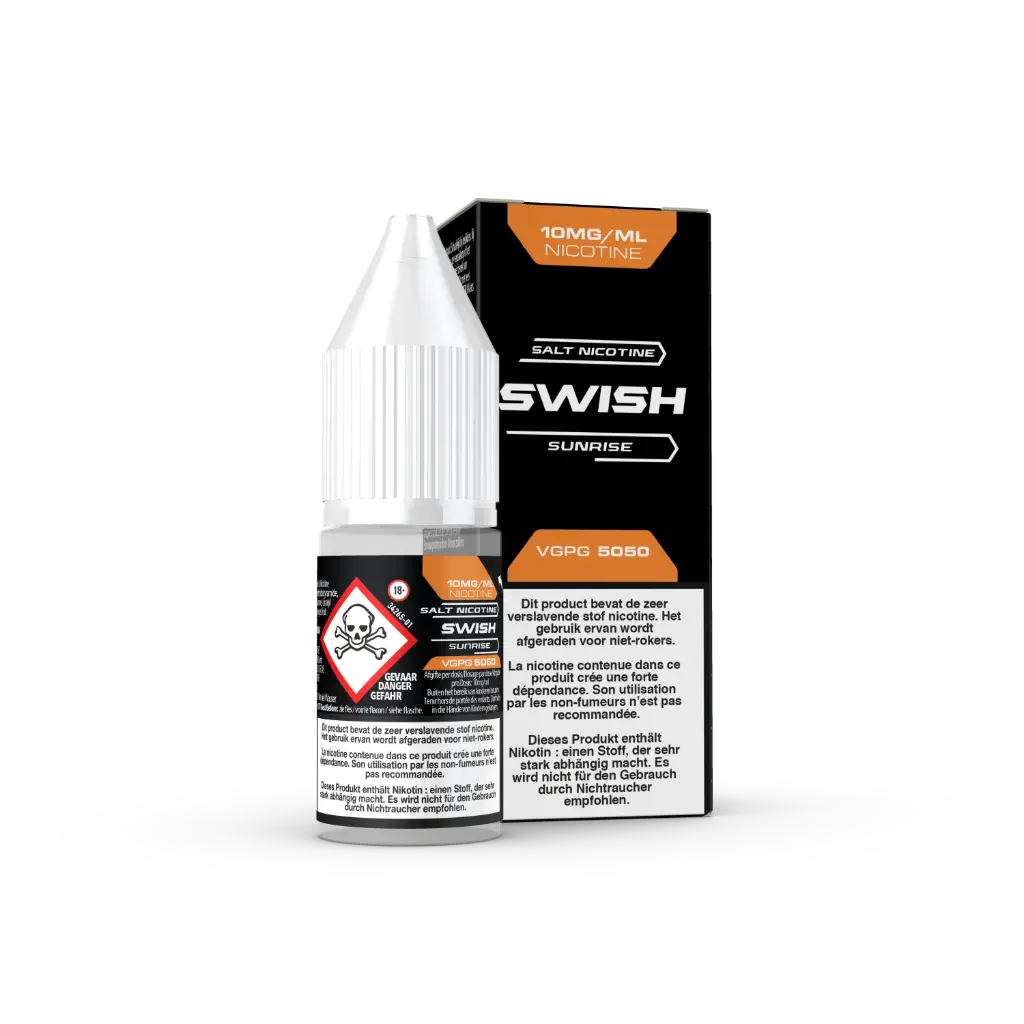 Swish 10ml - Sunrise (Orange Passionfruit) 10MG (5 st.)