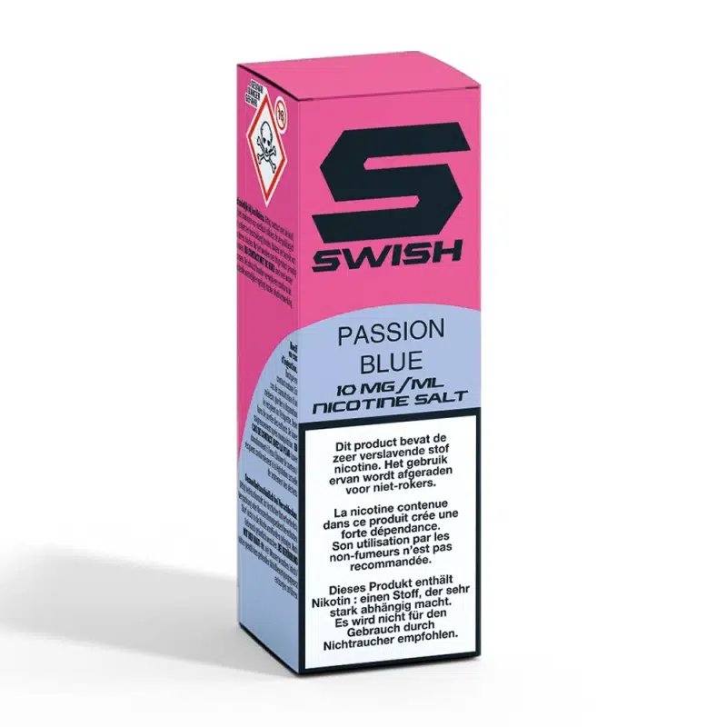 Swish Summer Salts - Passion Blue (passionfruit and blueberry ice) 20MG (5 st.)